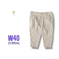 【各種割引】NAUTICA シアサッカー ワイド ストライプ トラウザー W40のサムネイル