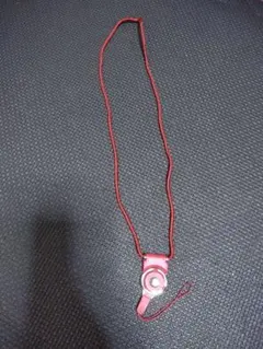 スマホ用 ネックストラップ 赤