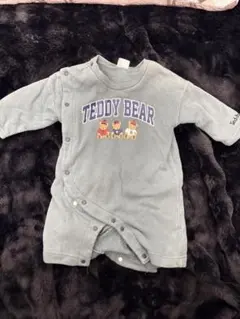 Teddy Bear ボタン付きロンパース 60~70cm