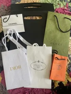 高級ブランド ショッピングバッグセット