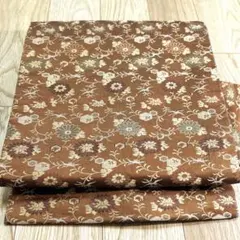 アンティーク　全通柄九寸名古屋帯　菊唐草　正絹　663