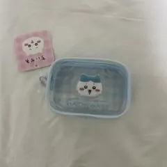 ちいかわ　ぷっくりクリアミニポーチ　ハチワレ