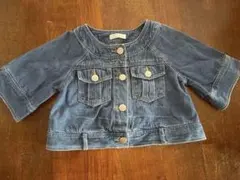 デニムショートジャケット 半袖デニム　Mサイズ