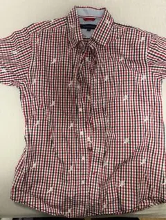 TOMMY HILFIGER チェック柄 半袖シャツ M