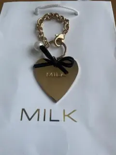 MILK ハート型チャーム ゴールドのサムネイル