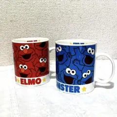 クッキーモンスター と エルモ の マグカップ セット　USJ