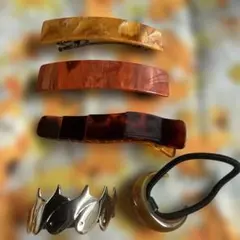 【お値下げ】　ヘアクリップ色々　5点セット