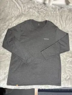 mont-bell メリノウールプラス 長袖Tシャツ グレー