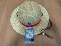 ロサンゼルスドジャース 大谷翔平 ワンピースコラボ 麦わら帽+