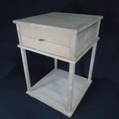 【美品】茶道具 江岑棚 桐木地 組立式 表千家好 抽斗付 お稽古 紙箱入のサムネイル