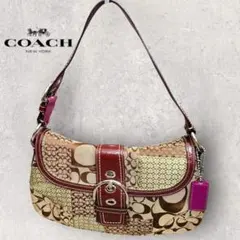 【らん様】希少　COACH コーチ　ワンショルダー　シグネチャー