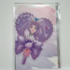 映画 キミとアイドルプリキュアうちわ型クリアカード 入場者特典キュアマジェスティ