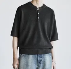 wym AZE H/S KNIT HENLEY