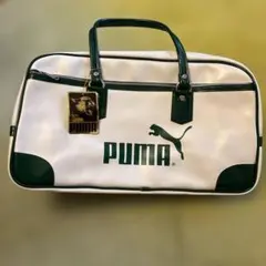 プーマ、エナメルボストンバック 昭和ビンテージ　レア品 新品未使用