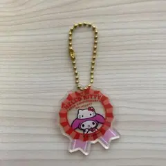 ハローキティ リボン型アクリルキーホルダー