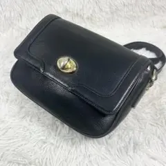 ブルーレーベル・クレストブリッジ ショルダーバッグ 金具 レザー