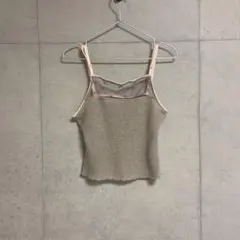 Emporio Armani 花柄刺繍 シアー キャミソール トップスのサムネイル