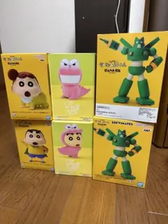 【値下げ16時まで】【新品未開封】クレヨンしんちゃん ソフビフィギュア