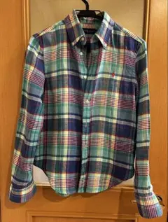 美品✨ラルフローレン　レディースリネンシャツ S