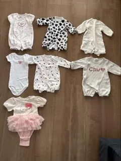 ベビー服 カバーオール ロンパース 7着 セット売り