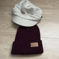 Flava レディースニット帽・キャスケットセット
