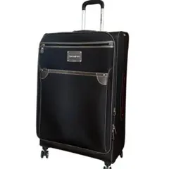 サムソナイト 大型 大容量 スーツケース ソフト 拡張機能付き 黒 ブラック