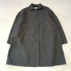 ピュアルセシン　ハンドメイド風ウール　チェスターコート　グレー　11/29削除 pual ce cin コート アウター ハンドメイド風ウール混テーラーコート