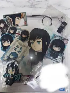 鬼滅の刃 時透無一郎 カード シール ラバーストラップ 一番くじ とるパカ