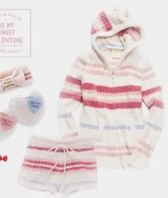 gelato pique ルームウェア セット　バレンタイン