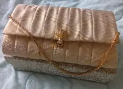 和装用バッグ ゴールド系 佐賀錦