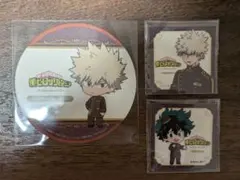 僕のヒーローアカデミア アニメイトカフェ 緑谷出久 爆豪勝己 コースター シール