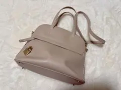 FURLA パイパー 2way ショルダー ハンド バッグ 革 レザー 現行ロゴ