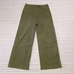 レディース　ワイドストレートパンツ