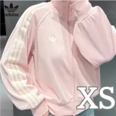 韓国限定⭐️新品S adidas トラックジャケット 刺繍ロゴ ピンク