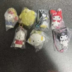 サンリオ キャラクターズ マスコット ＆ グミ 7個セット