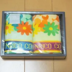 ENRICO COVERI ウォッシュタオル 2枚セット 33×34cm