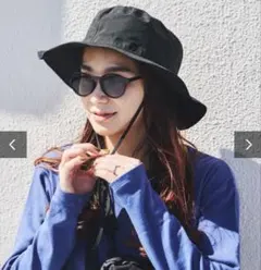 KiU × FREAK'S STORE パッカブルサファリハット　ブラック