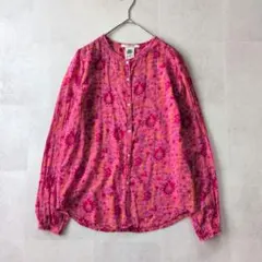 scotch＆soda スコッチアンドソーダ　コットン　花柄ブラウス　ピンク　Sのサムネイル
