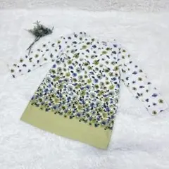 粉彩系花紋上衣 M 尺寸