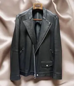 セラファン オーダー品 ディアスキン セミダブルライダース 46 黒