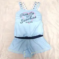 水着 女の子用 150cm ワンピースタイプ ライトブルー