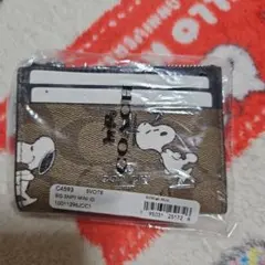 COACH　スヌーピー　パスケース