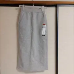 【新品タグ付き】GU ヘビーウェイトスウェット　ナロースカート Sサイズ