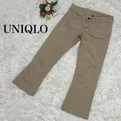 【ユニクロ】チノパン　ベージュ　24インチ　ユニクロU レディース　ストレート