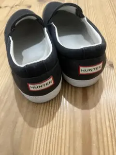 HUNTER ハンター スリッポン レインシューズ ブラックスニーカーのサムネイル