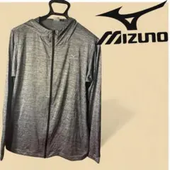Mizuno フード付きジャケット グレー