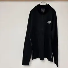 New Balance ニューバランスのブラックハーフジップジャケット 【L】