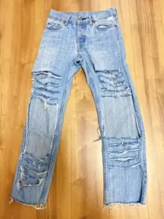リーバイス501  ダメージデニム ジーンズ