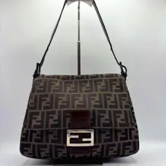 【希少】FENDI マンマバケット ズッカ柄 ショルダーバッグ FFロゴバックルのサムネイル