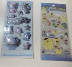 キラキラカプセルシール　シナモン　クリアキャンディシール　ポムポムプリン